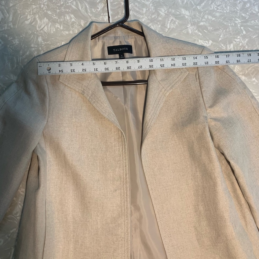 Light Sand Linen Jacket - Picture 6 of 11
